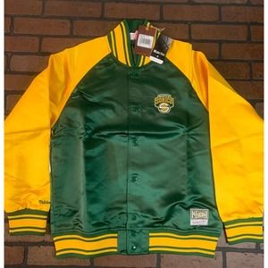SEATTLE SONICS Mitchell‎ & Ness Jacket ~Never Worn~ M